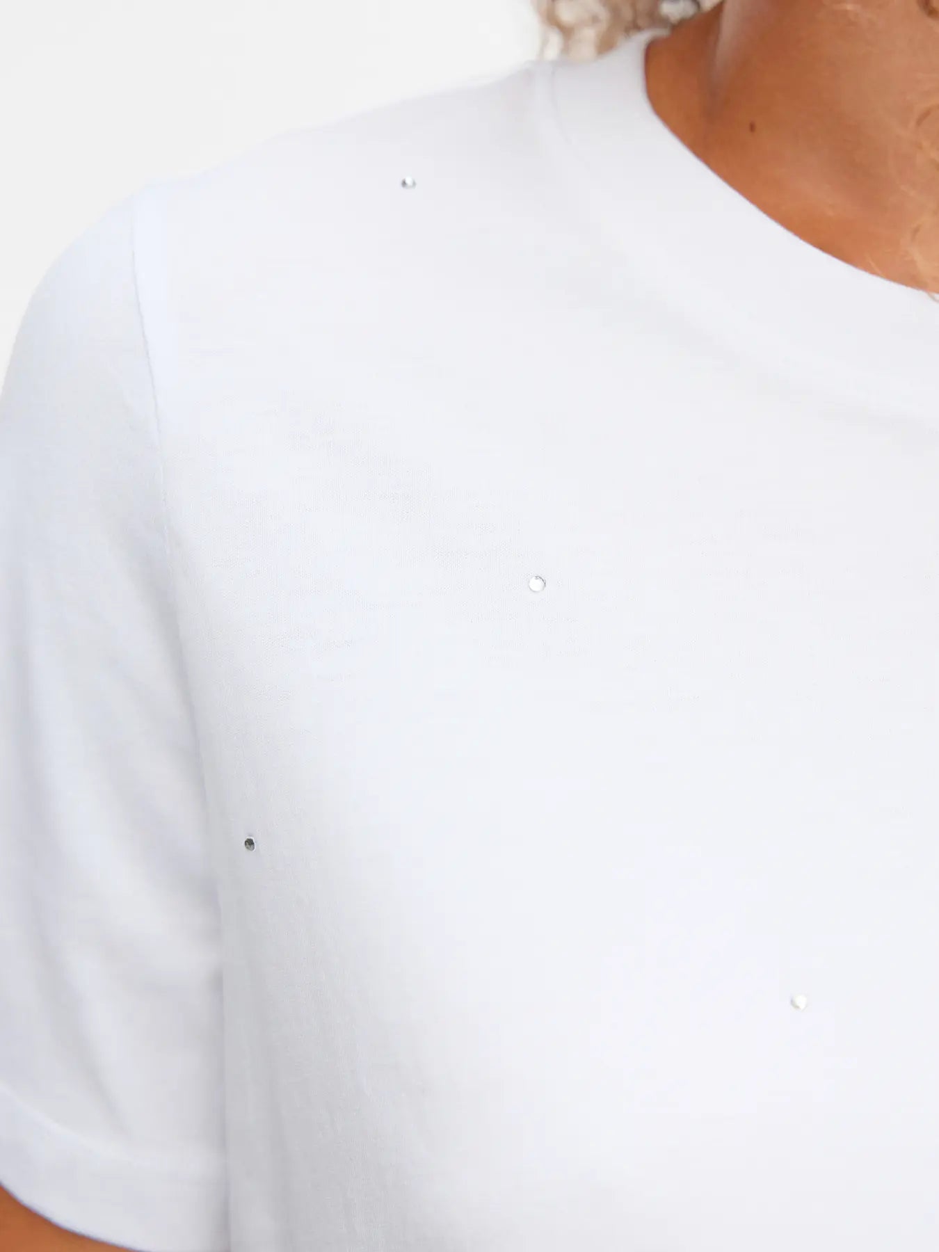Vero Moda donna t-shirt Paulina 10336970 BrightWhite