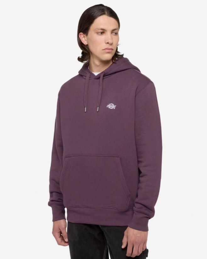 dickies uomo felpa summerdale hoodie plum perfect