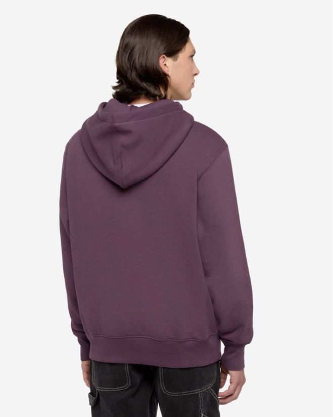 dickies uomo felpa summerdale hoodie plum perfect