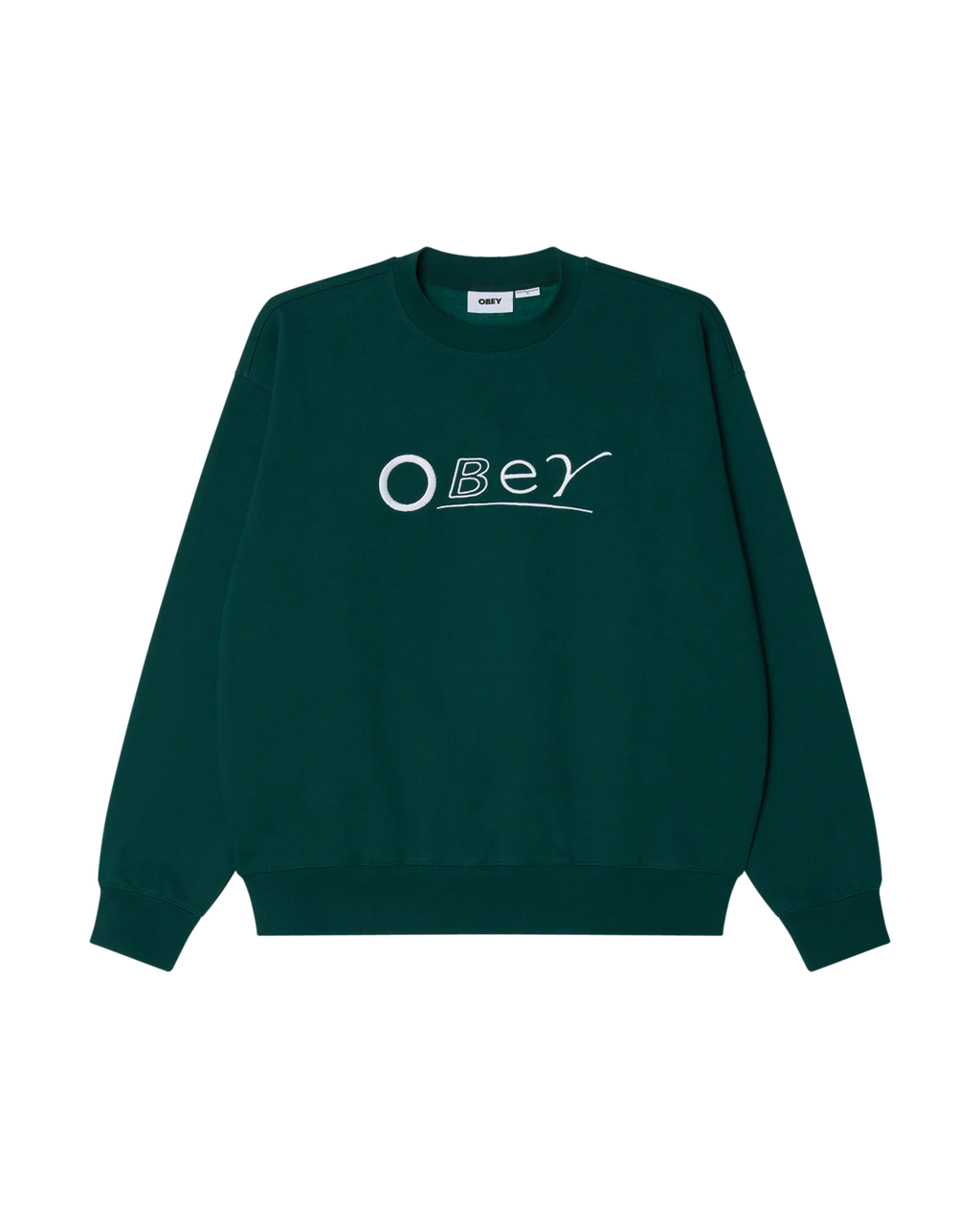 Obey uomo felpa Headlines Crew 22MC0001580 BTG