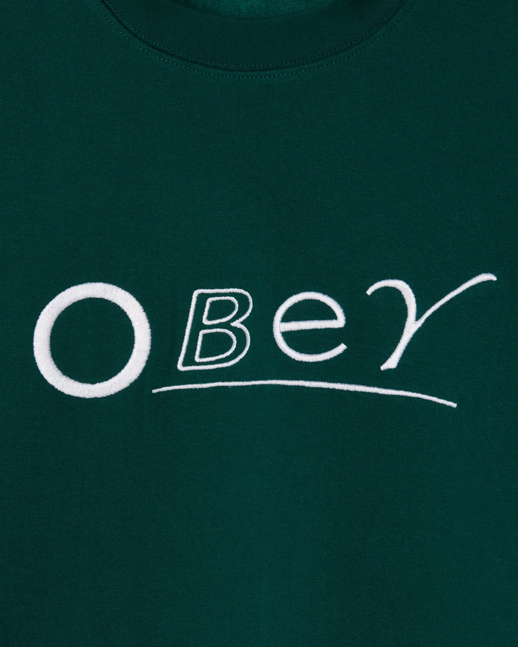 Obey uomo felpa Headlines Crew 22MC0001580 BTG