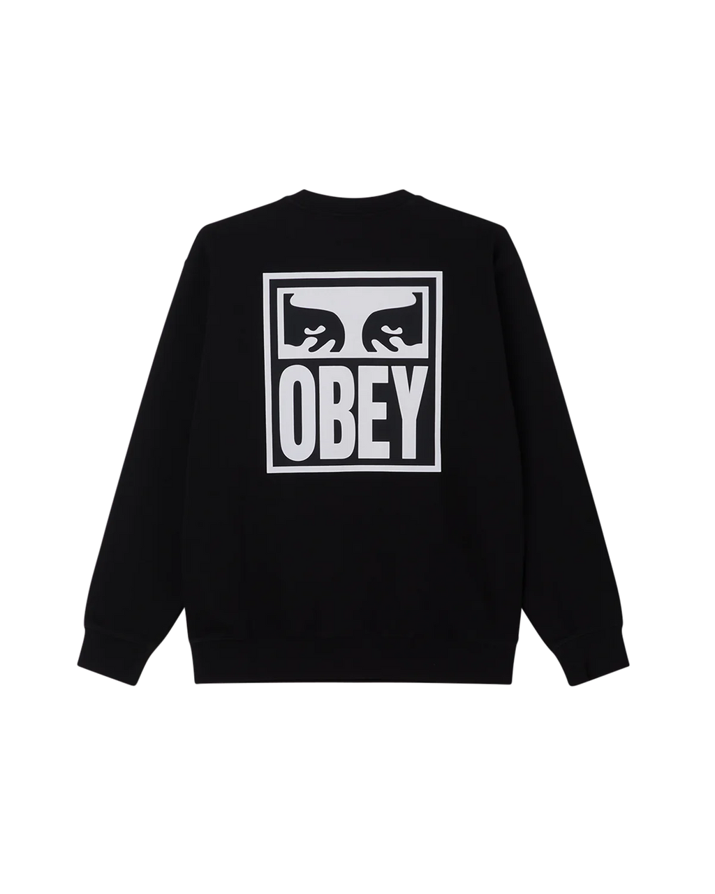 Obey uomo felpa Eyes Icon 2 Crew 22UC0000155 blk
