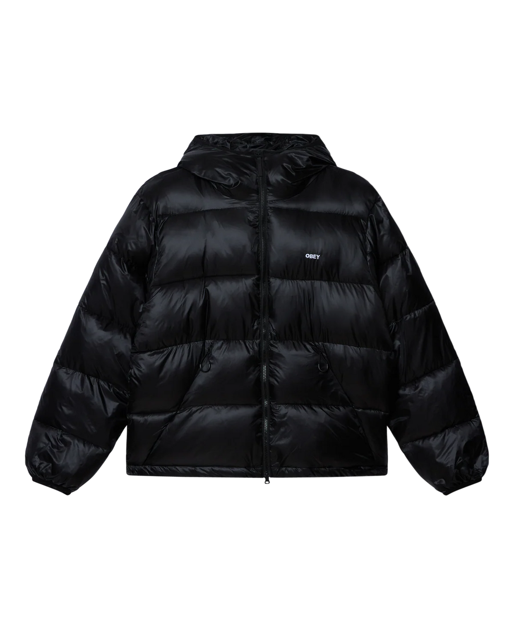 Obey uomo giubbino Stratus Puffer 22MC0001554 Black