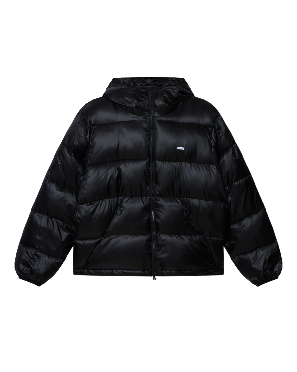 Obey uomo giubbino Stratus Puffer 22MC0001554 Black