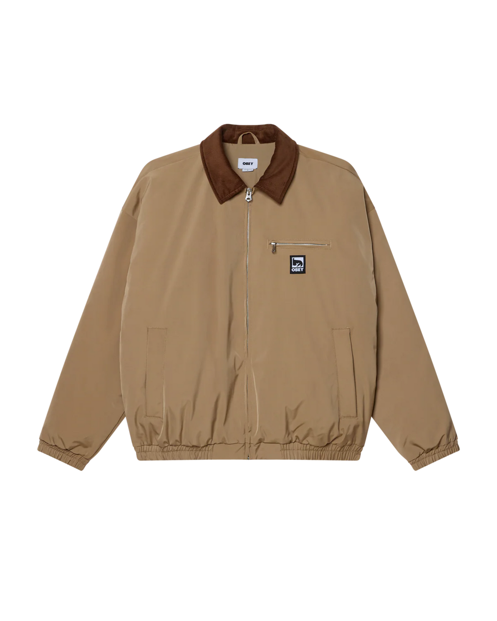 Obey uomo giubbino Elysian 22MC0001552 Vintage Tan