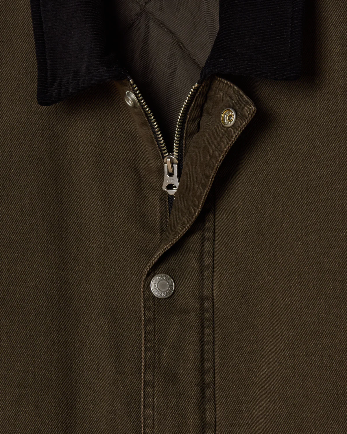 Obey umo cappotto Norton Barn 22MC0001549 BlackOlive