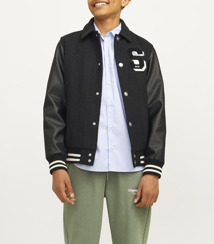 jack & jones uomo giubbino Carter Varsity Woll Blend