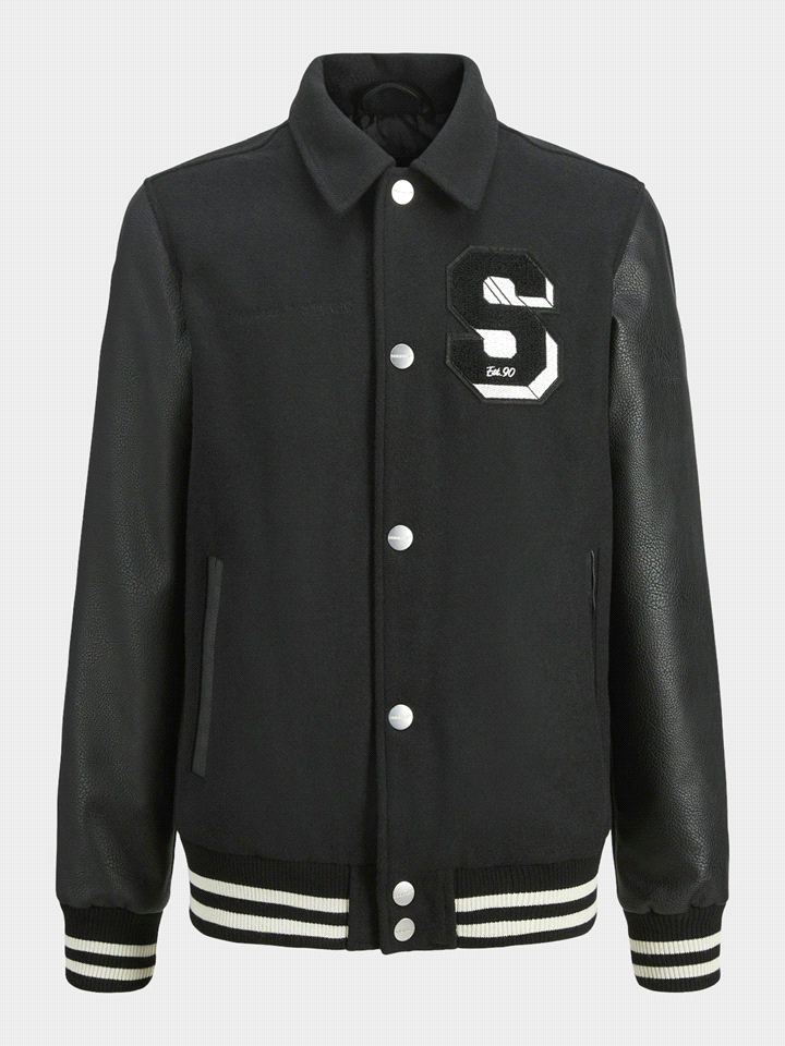 jack & jones uomo giubbino Carter Varsity Woll Blend