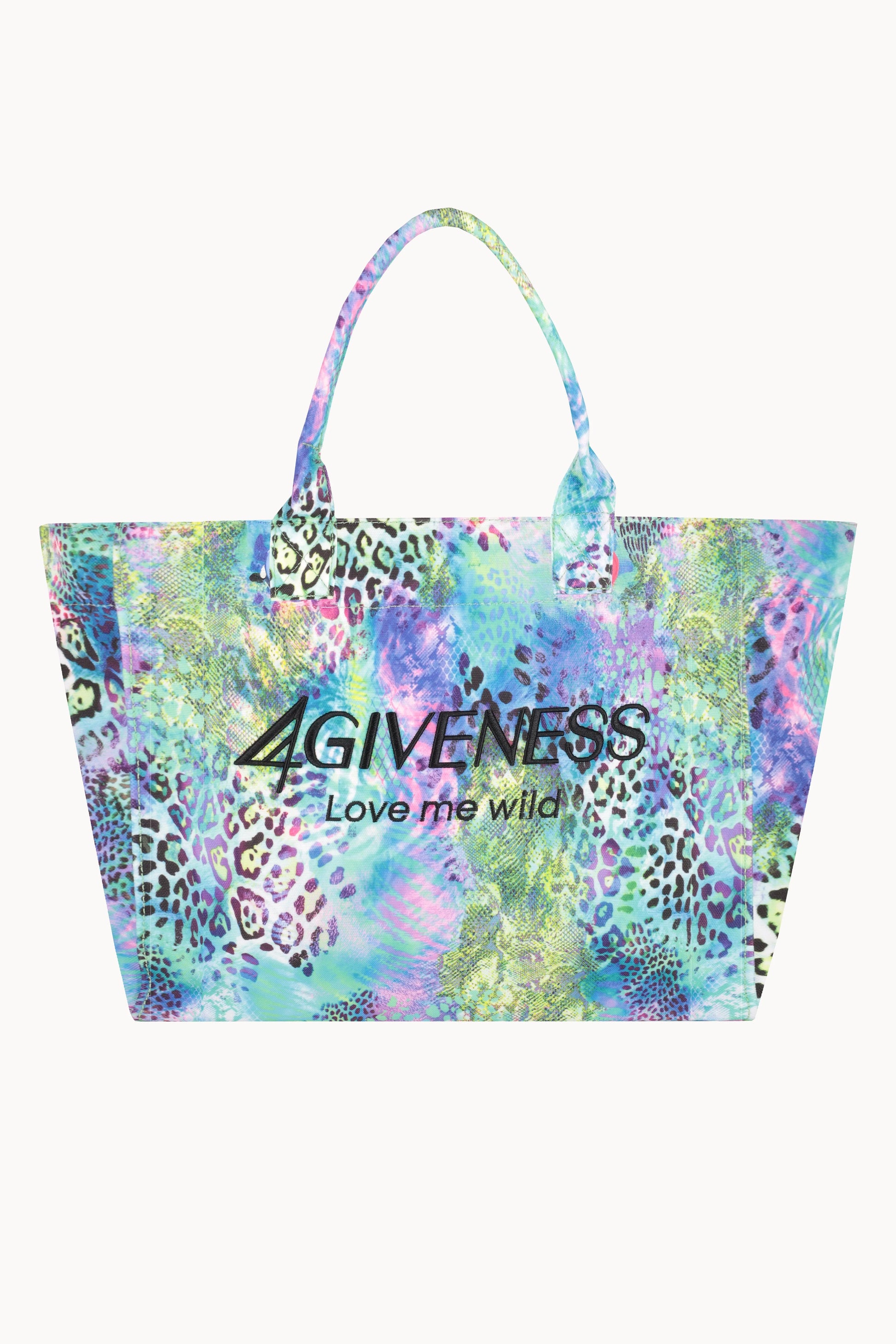 4giveness donna borsa Positano Patch Animalier 5928