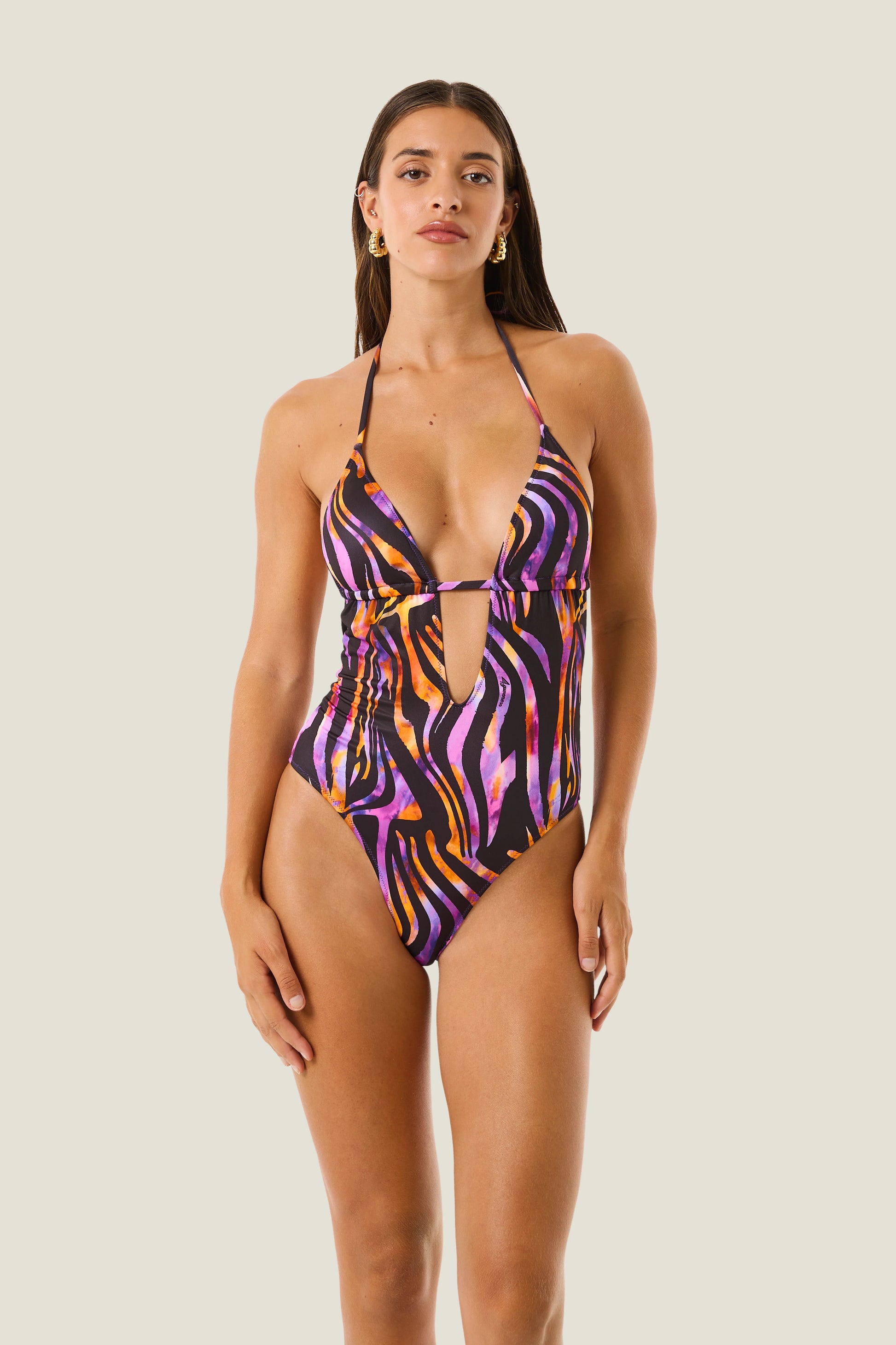 4giveness donna costume Intero Hypnotic Zebra 5883