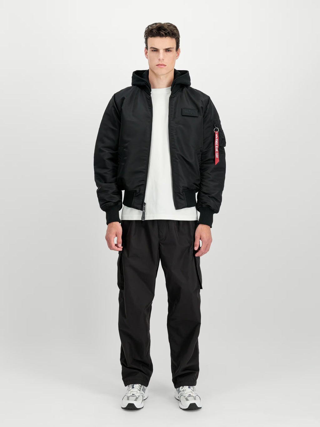 Alpha Industries giubbino ZipHood Backprint 113