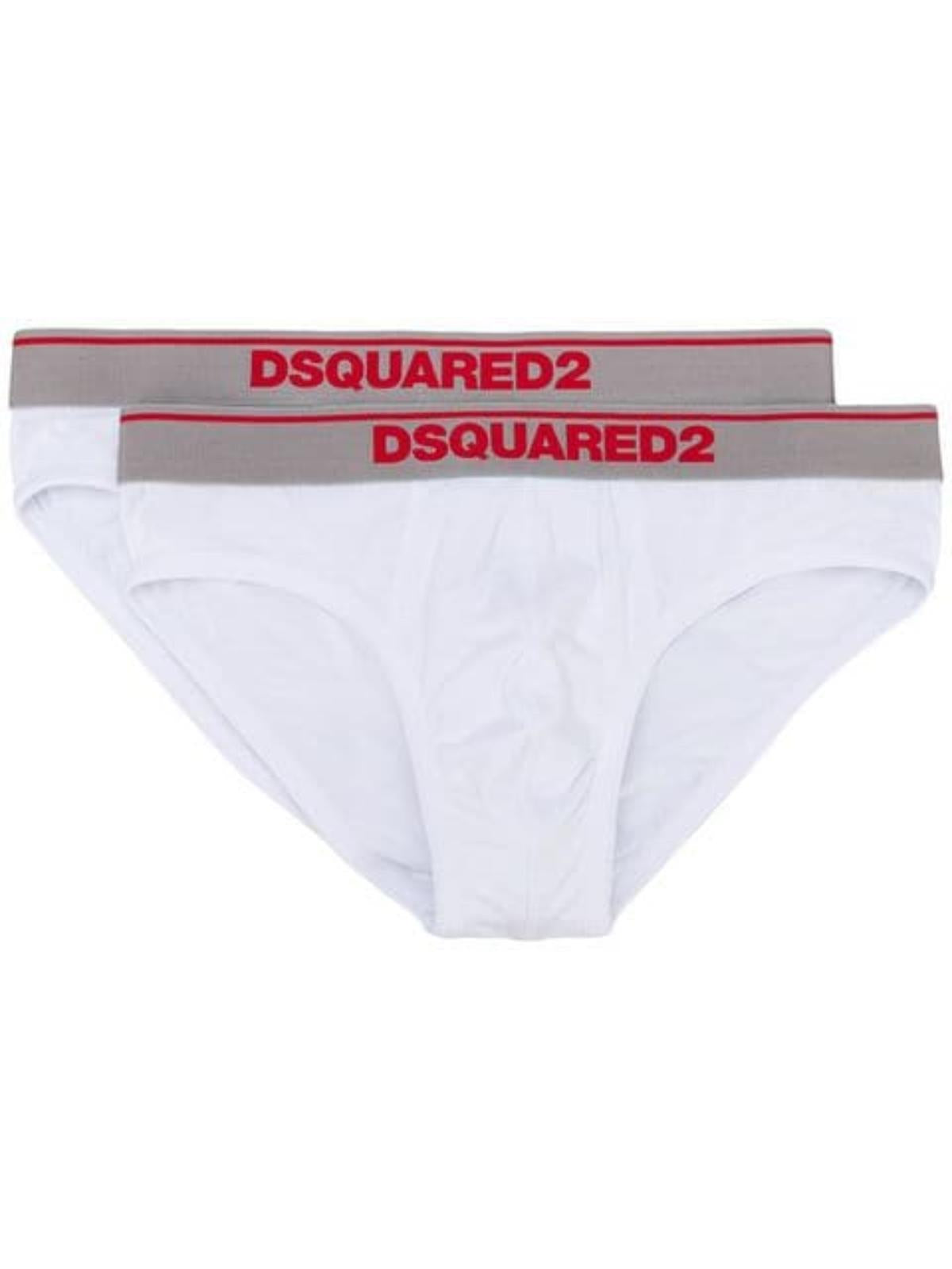 Disquared uomo slip DCX61005 100 Bianco