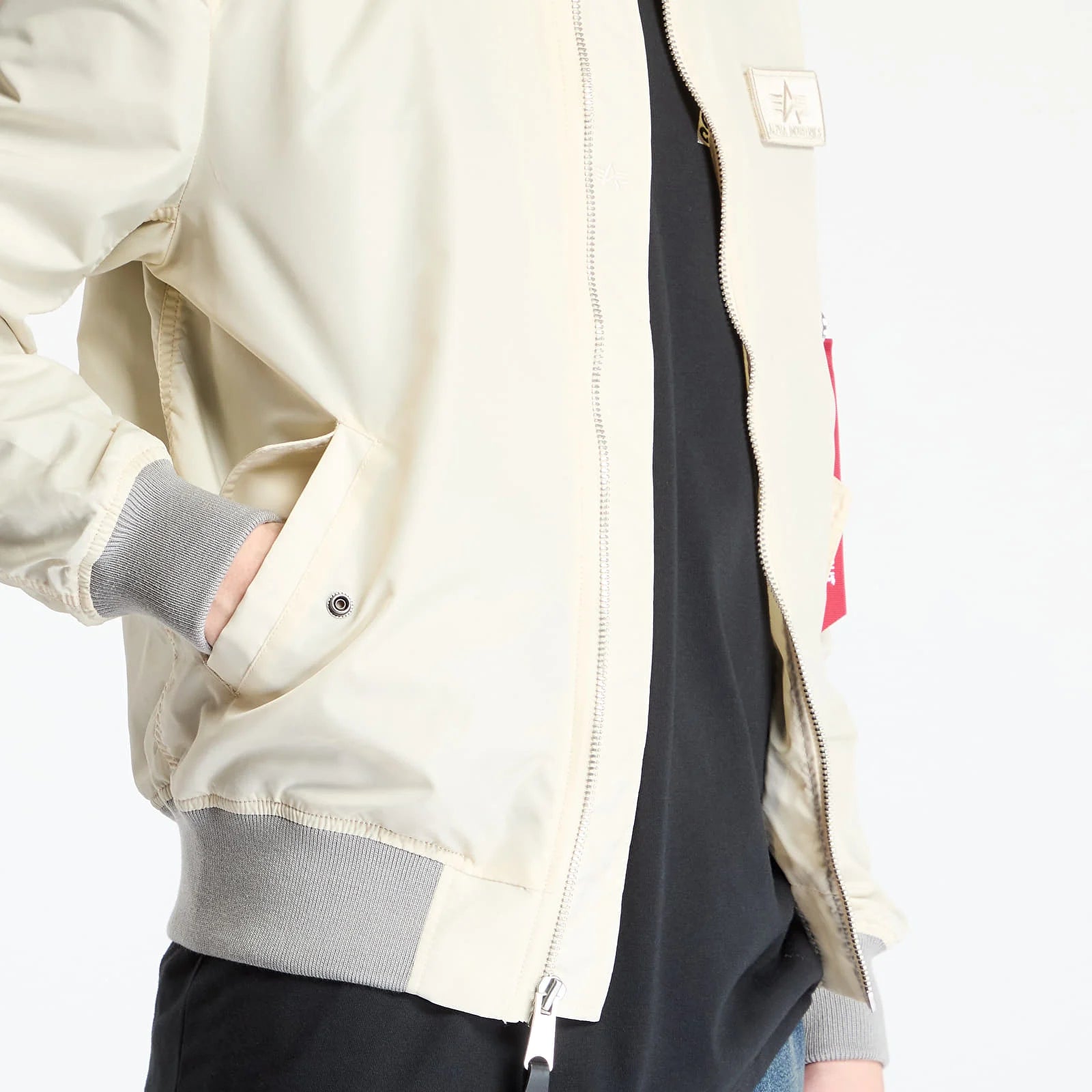 Alpha Industries uomo giubbino MA-1 TTC X126101 300 vintage white