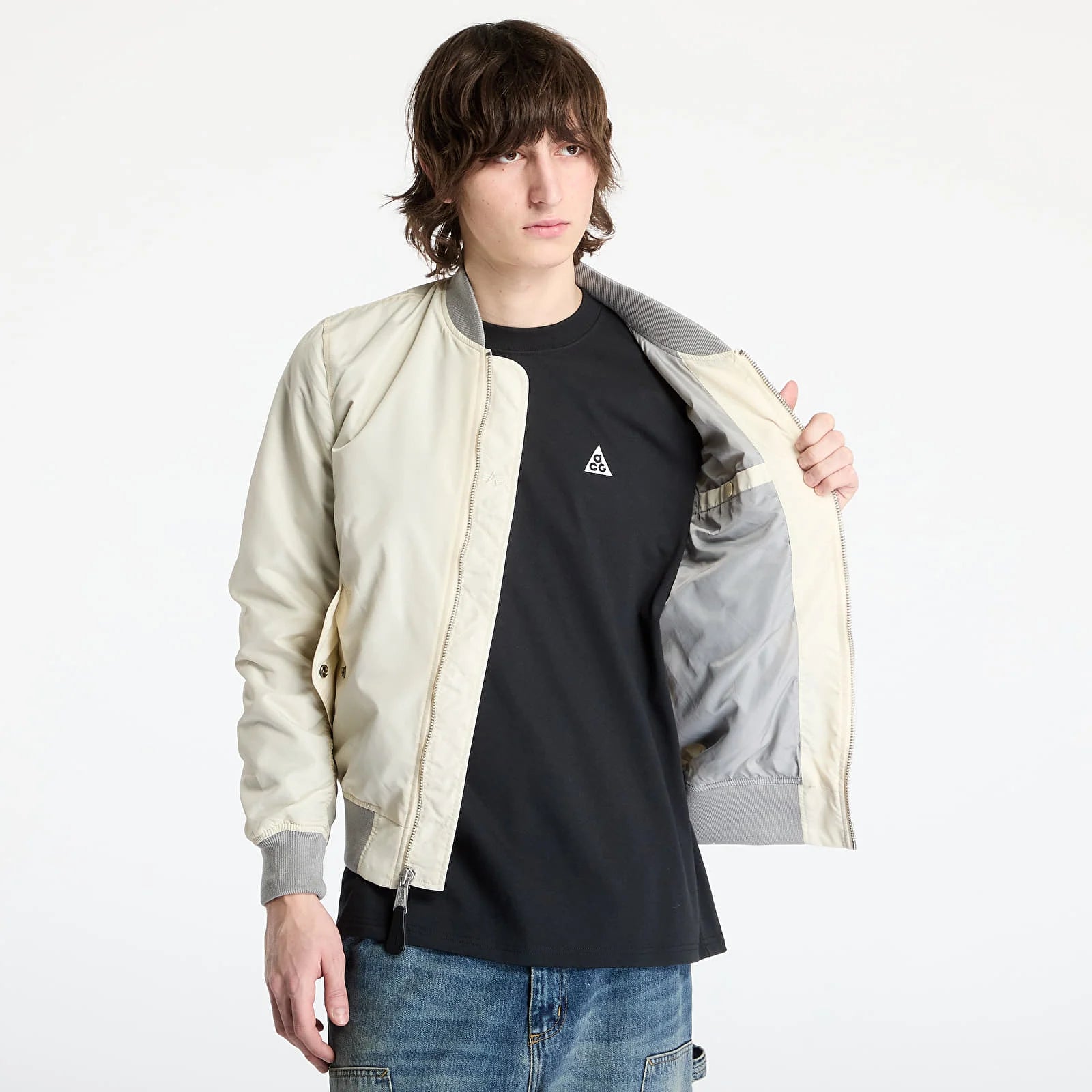 Alpha Industries uomo giubbino MA-1 TTC X126101 300 vintage white