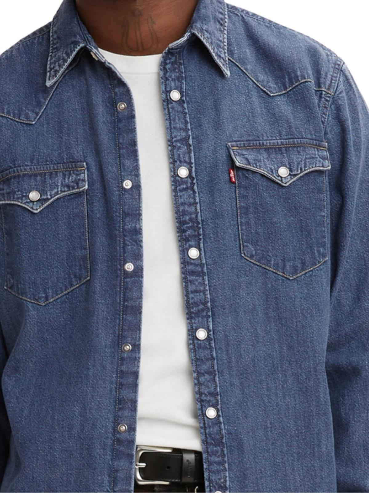 Levi's uomo camicia Barstow Western 85744-0041