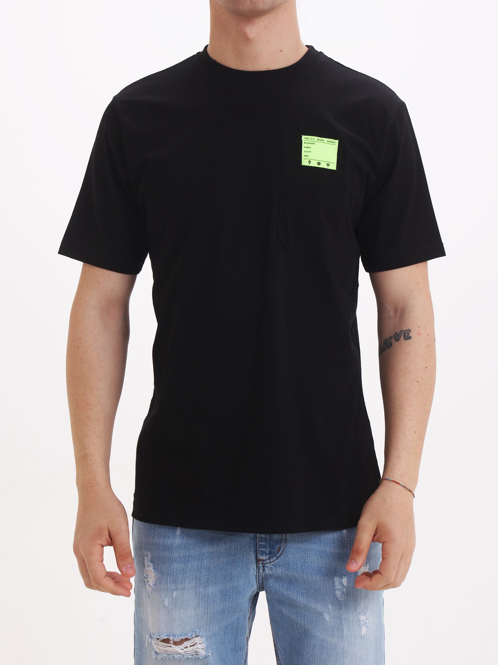 Fabrik Uomo T-shirt Nero M1ELIO03