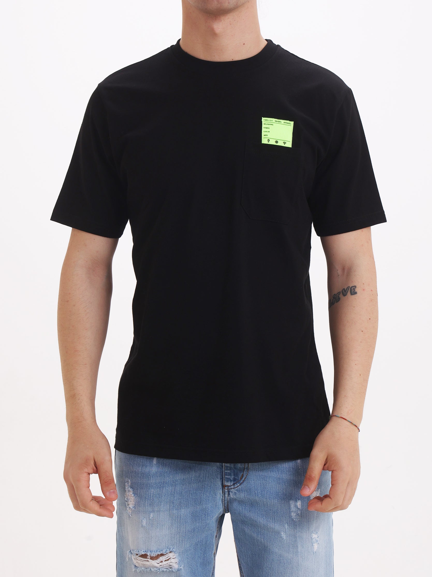 Fabrik Uomo T-shirt Nero M1ELIO03