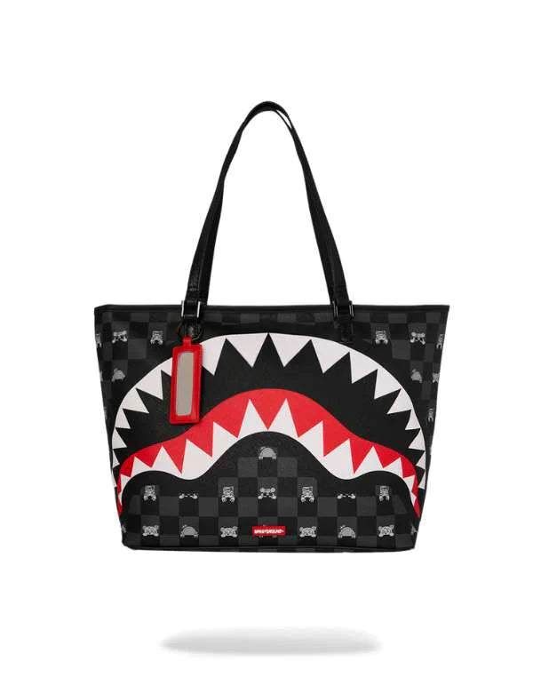 Sprayground  borsa GRAY PEEKING CHECK TOTE 8916