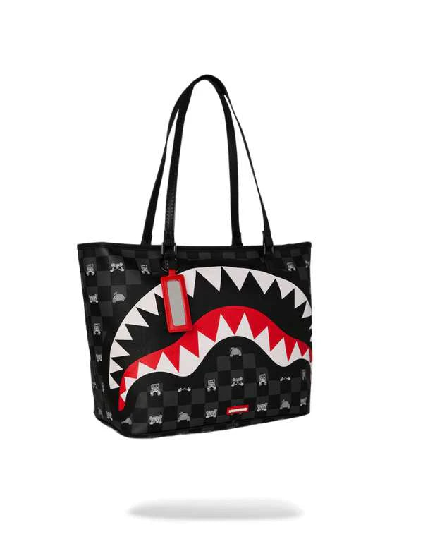 Sprayground  borsa GRAY PEEKING CHECK TOTE 8916