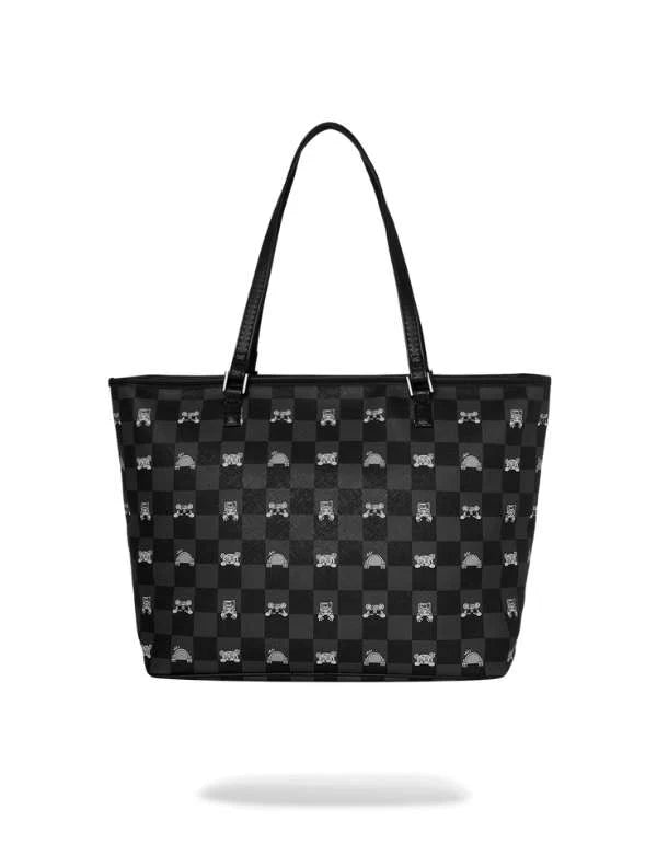 Sprayground  borsa GRAY PEEKING CHECK TOTE 8916