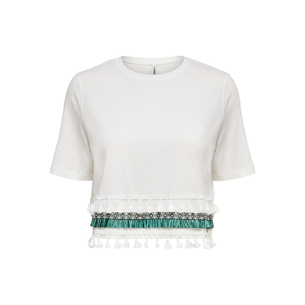 Only donna top Filippa life s/s 15211681 Bianco
