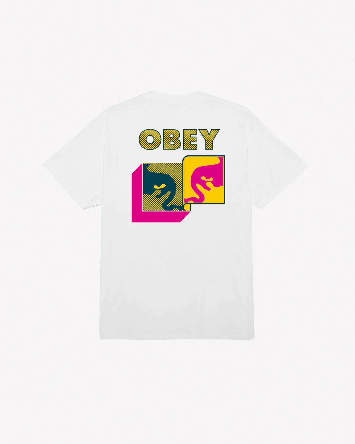 Obey uomo t-shirt post modern classic 22MC0000850 Bianco