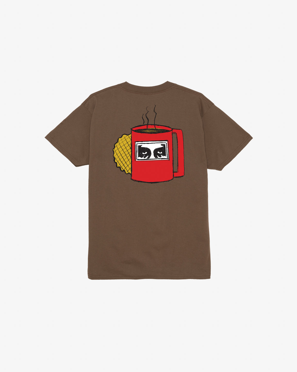 Obey uomo t-shirt coffee cup silt