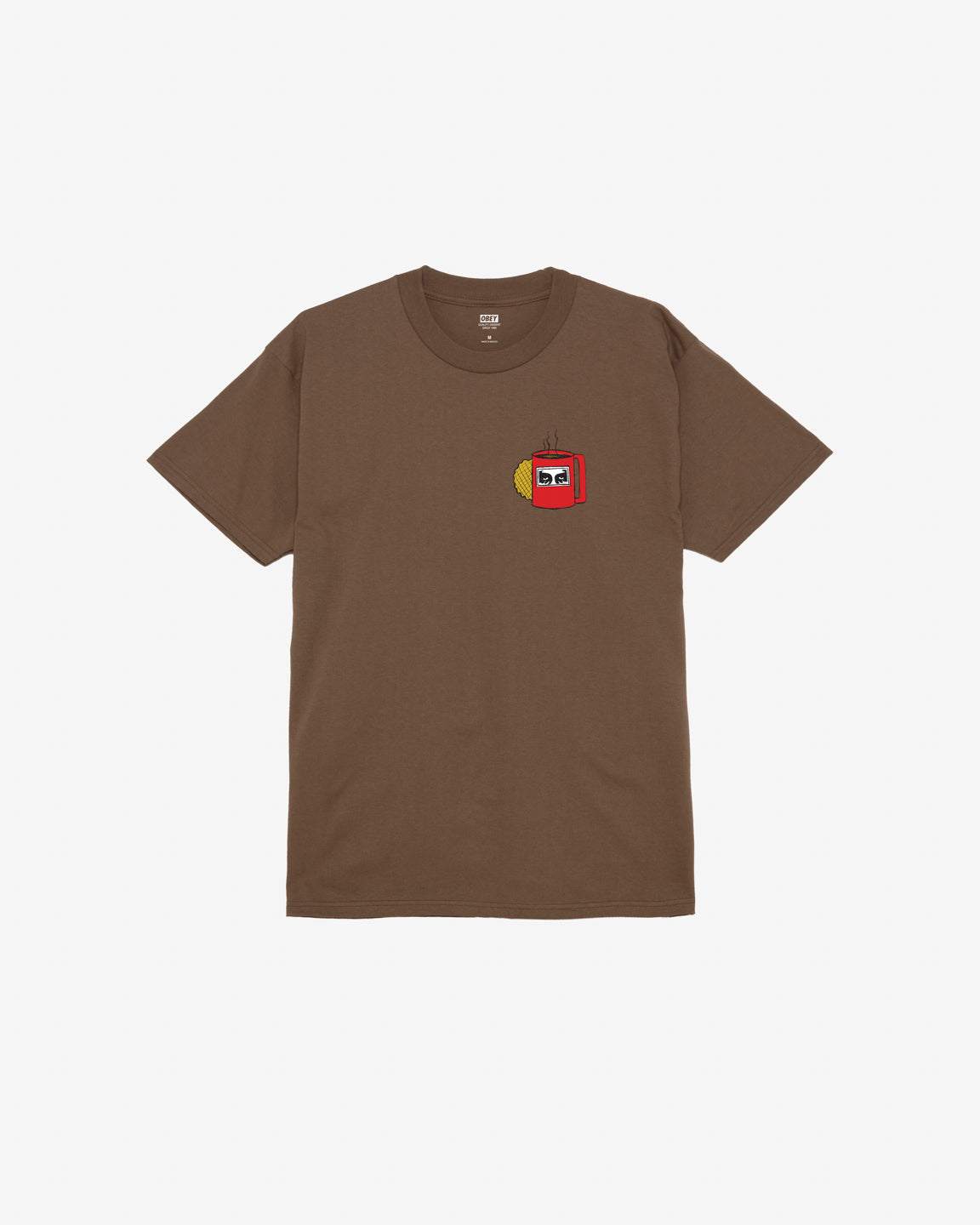 Obey uomo t-shirt coffee cup silt