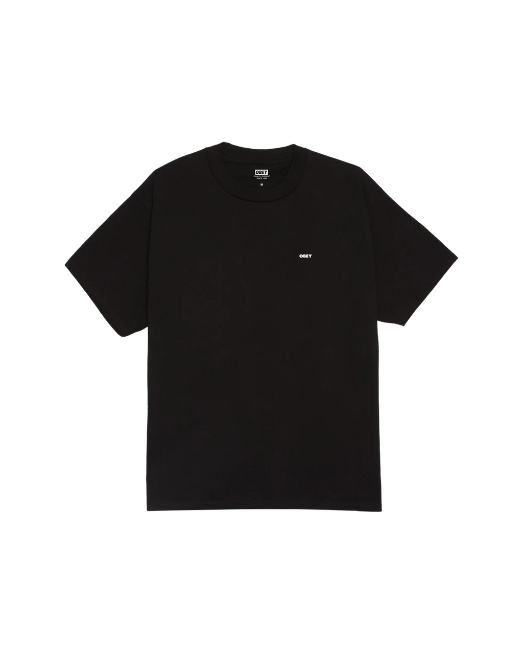 Obey uomo t-shirt icon Stencil Flame 22MC0001303 blk