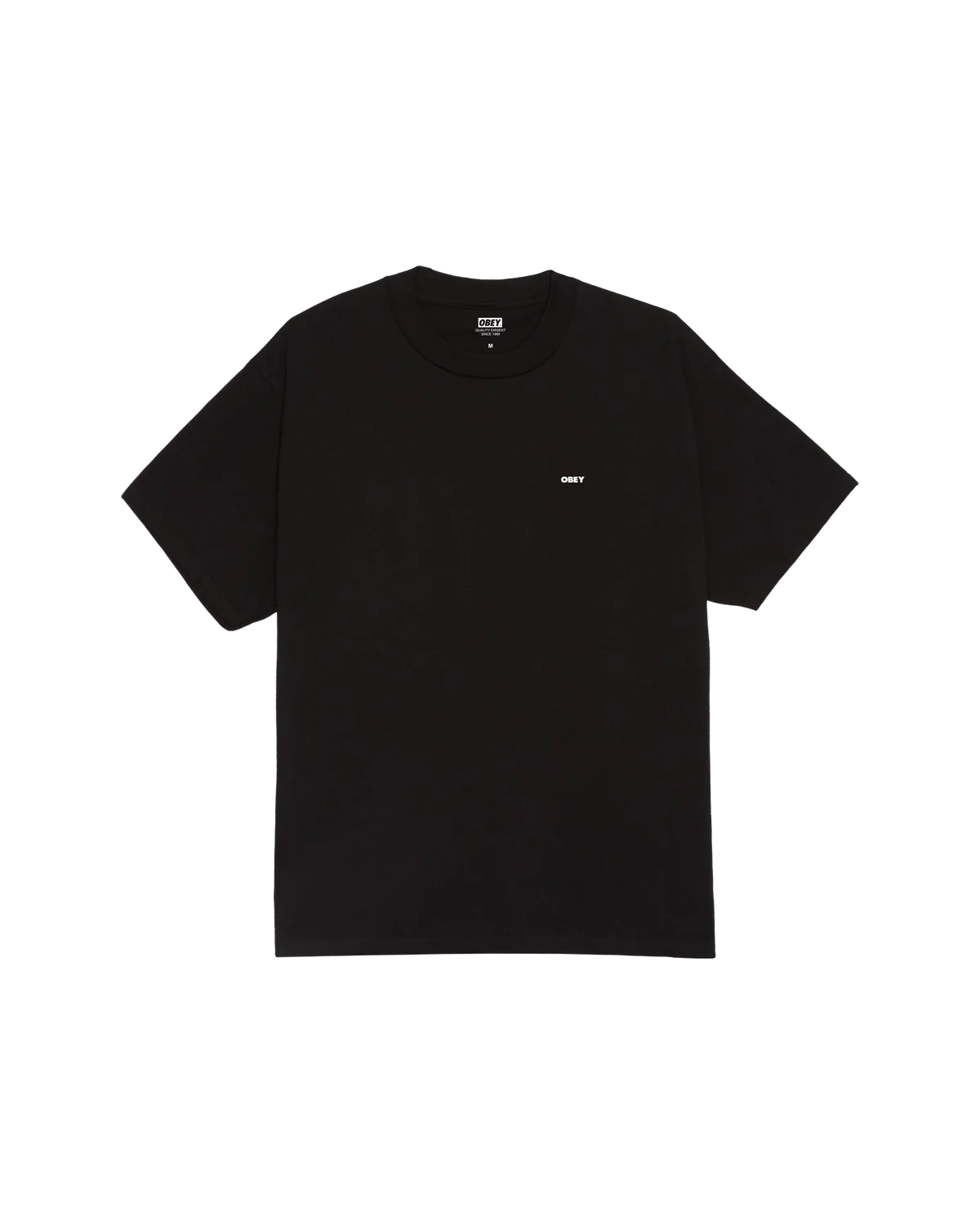 Obey uomo t-shirt icon Stencil Flame 22MC0001303 blk