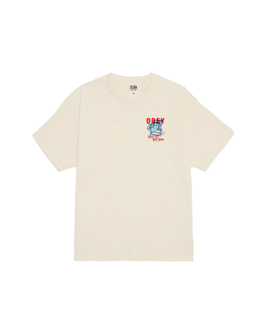 Obey uomo t-shirt Printing Press makeart 22MC0001307