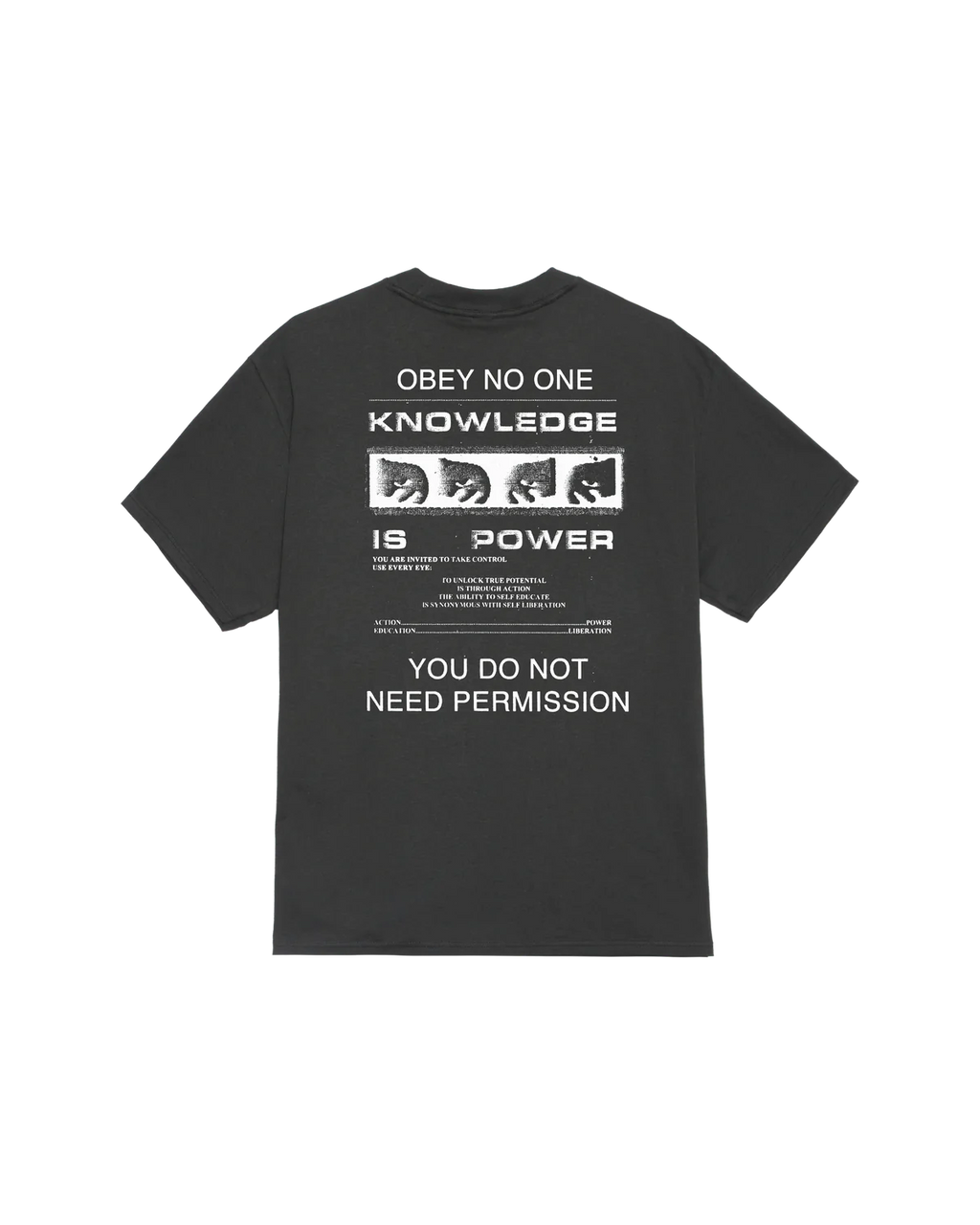 Obey uomo t-shirt Permission 22MC0001410 vbl