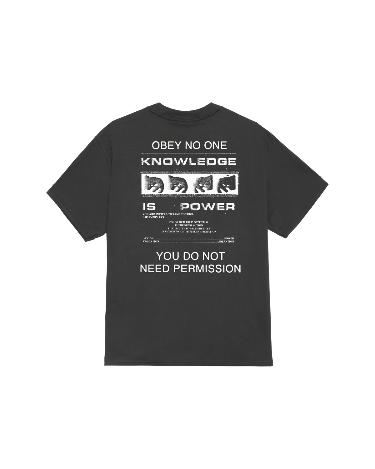 Obey uomo t-shirt Permission 22MC0001410 vbl