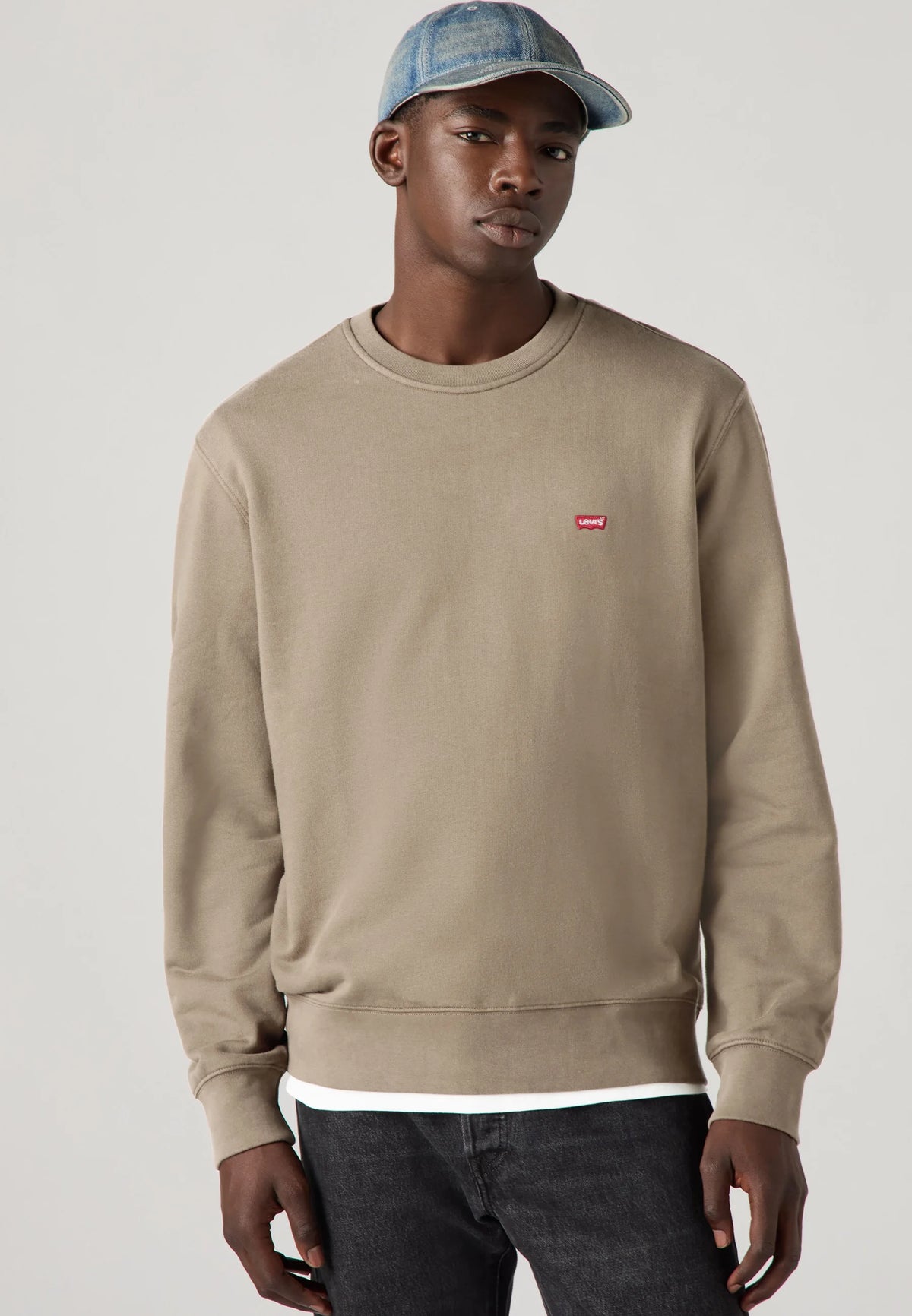 Levi's felpa The Original Hm Crew 09-0090 Brind