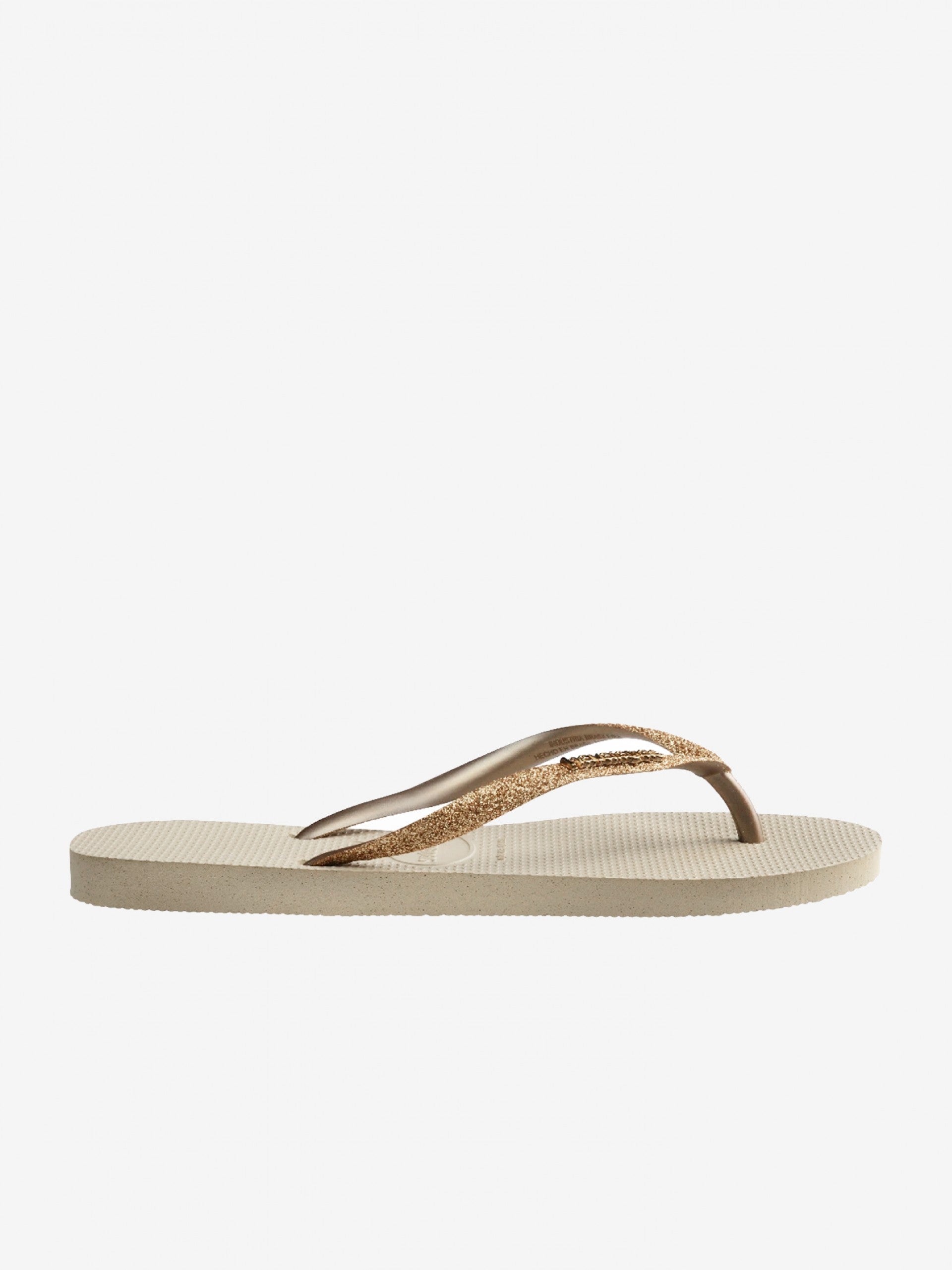 Havaians donna infradito slim glitter 4146975 9177 SAND/GOLDEN LIGHT METALIC