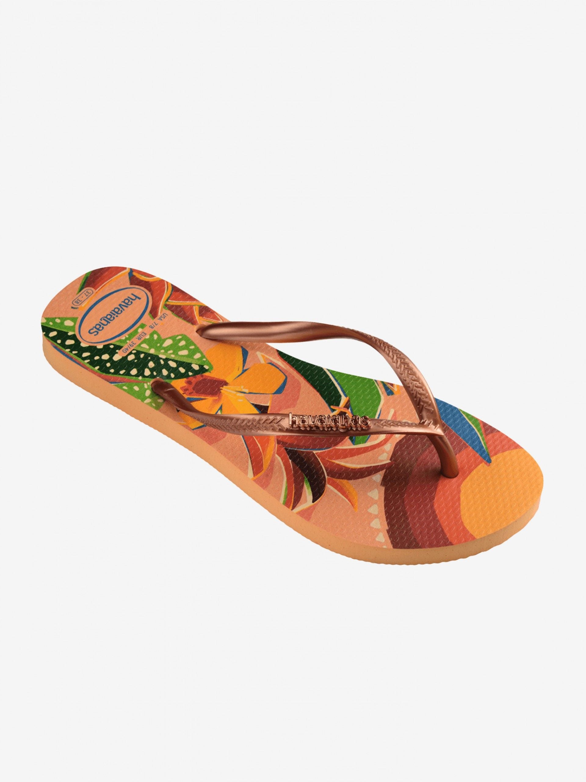 Havaians donna infradito Slim Tropical 4122111 0027 PEACH