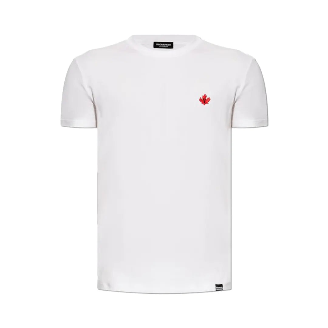 disquared uomo t-shirt ROUND NECK D9M20547 001 Bianco