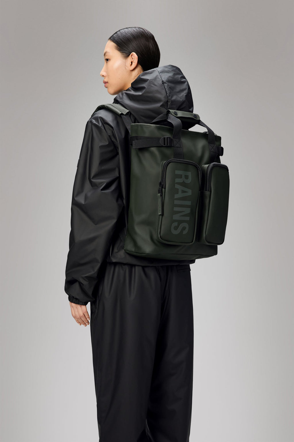 Rains uomo zaino texel tote RA14240 I25 Green