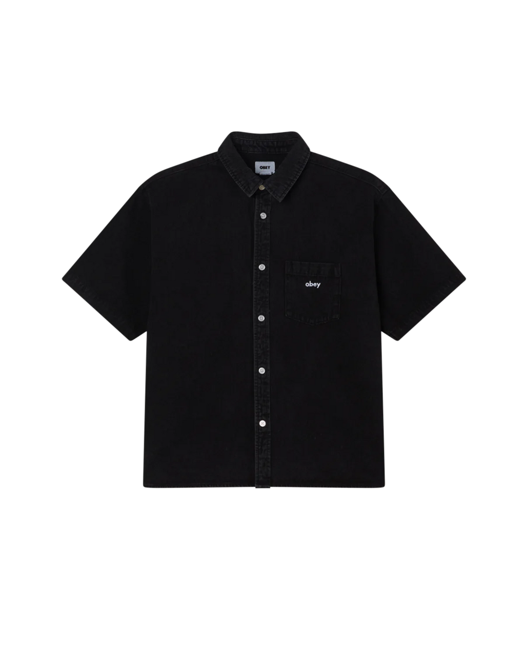Obey uomo camicia Bigwig Denim 22MC0001334 fbl