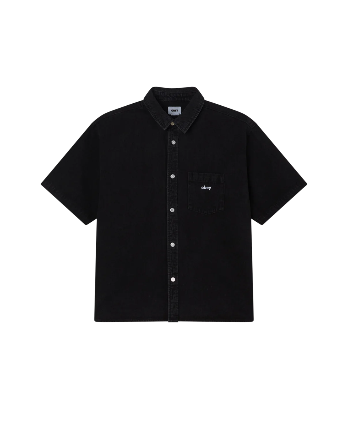 Obey uomo camicia Bigwig Denim 22MC0001334 fbl