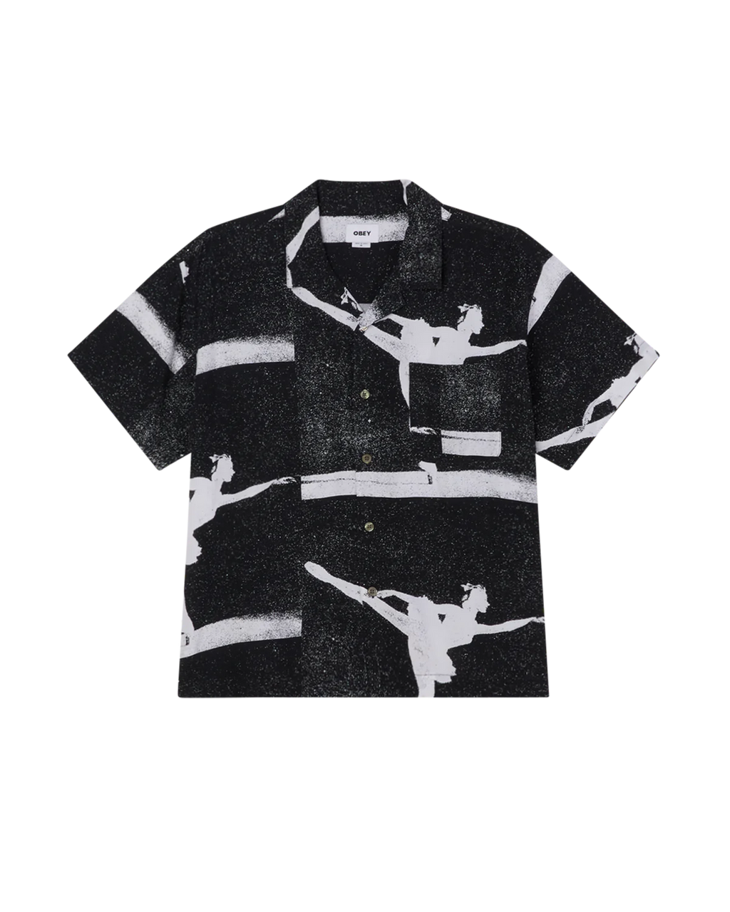 Obey uomo camicia Jaques Woven 22MC0001391 black multi
