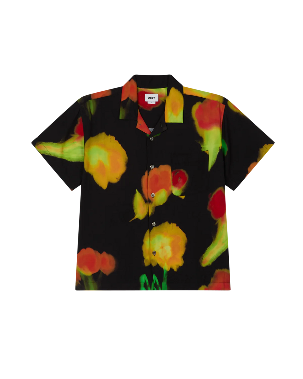 Obey uomo camicia Kinney Woven 22MC0001392 bkm