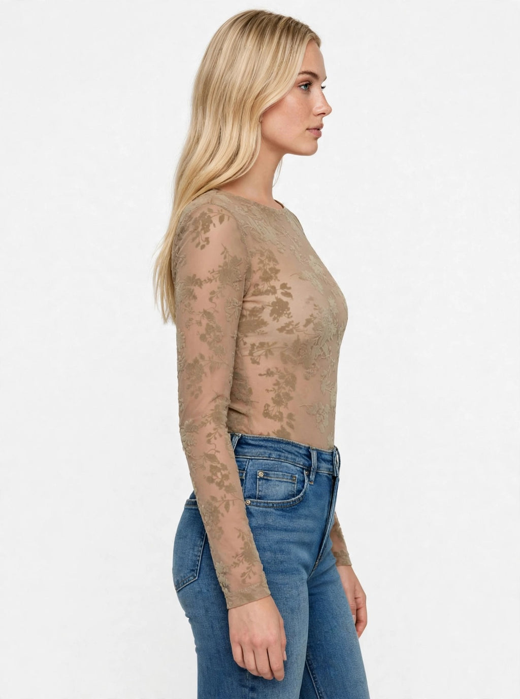 Gold Rush maglia TULLE FLOCK W1AMETISTA06