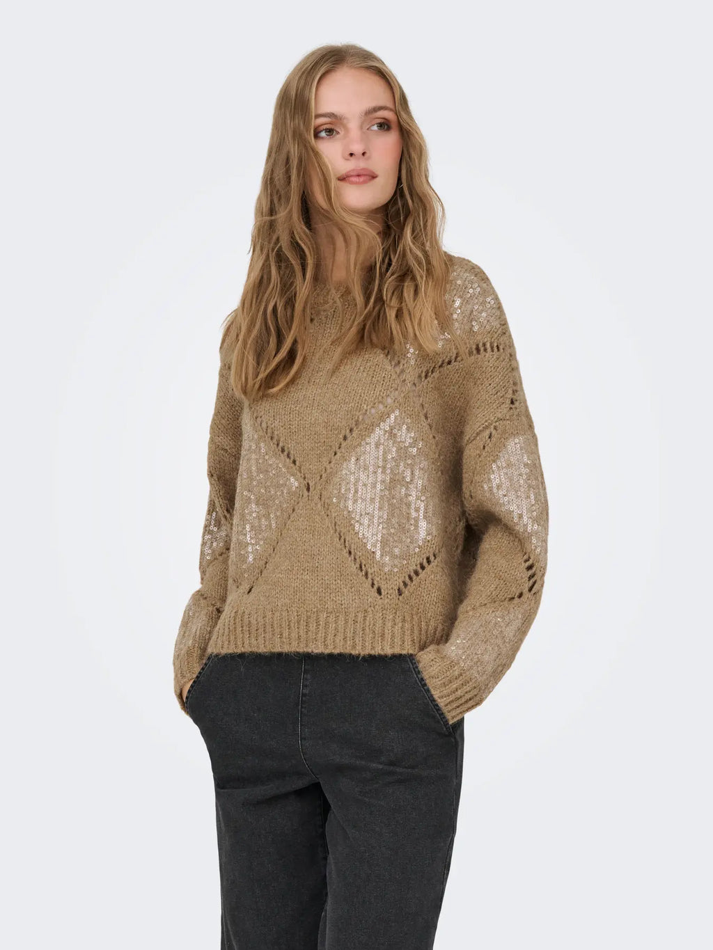 Only donna maglia Kansas Life 15358402 Tannin