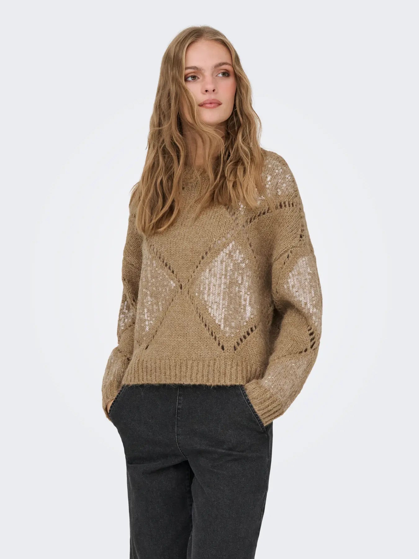 Only donna maglia Kansas Life 15358402 Tannin