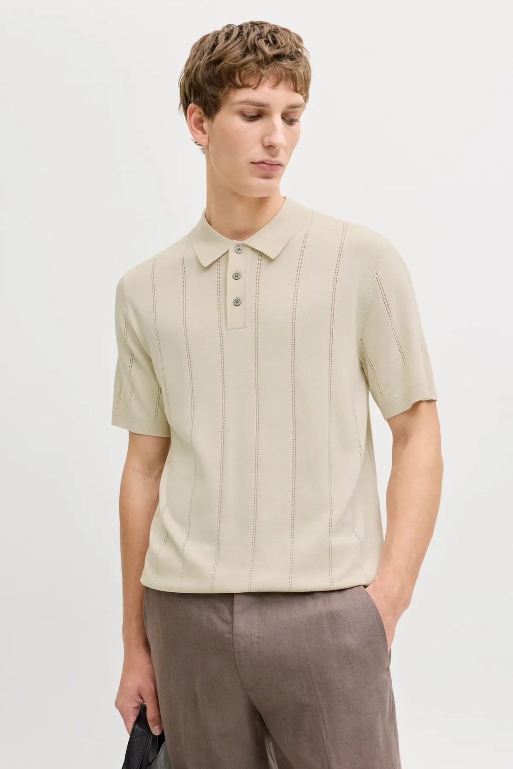 Jack&Jones uomo polo WILLIAM STRUCTURE KNIT 12291042