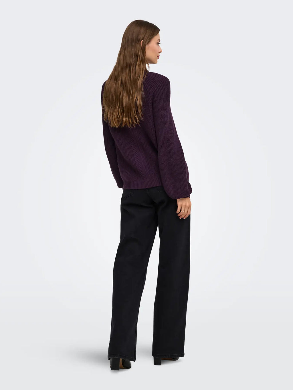 Only maglia KATIA 15324678 NOOS Plum Perfect
