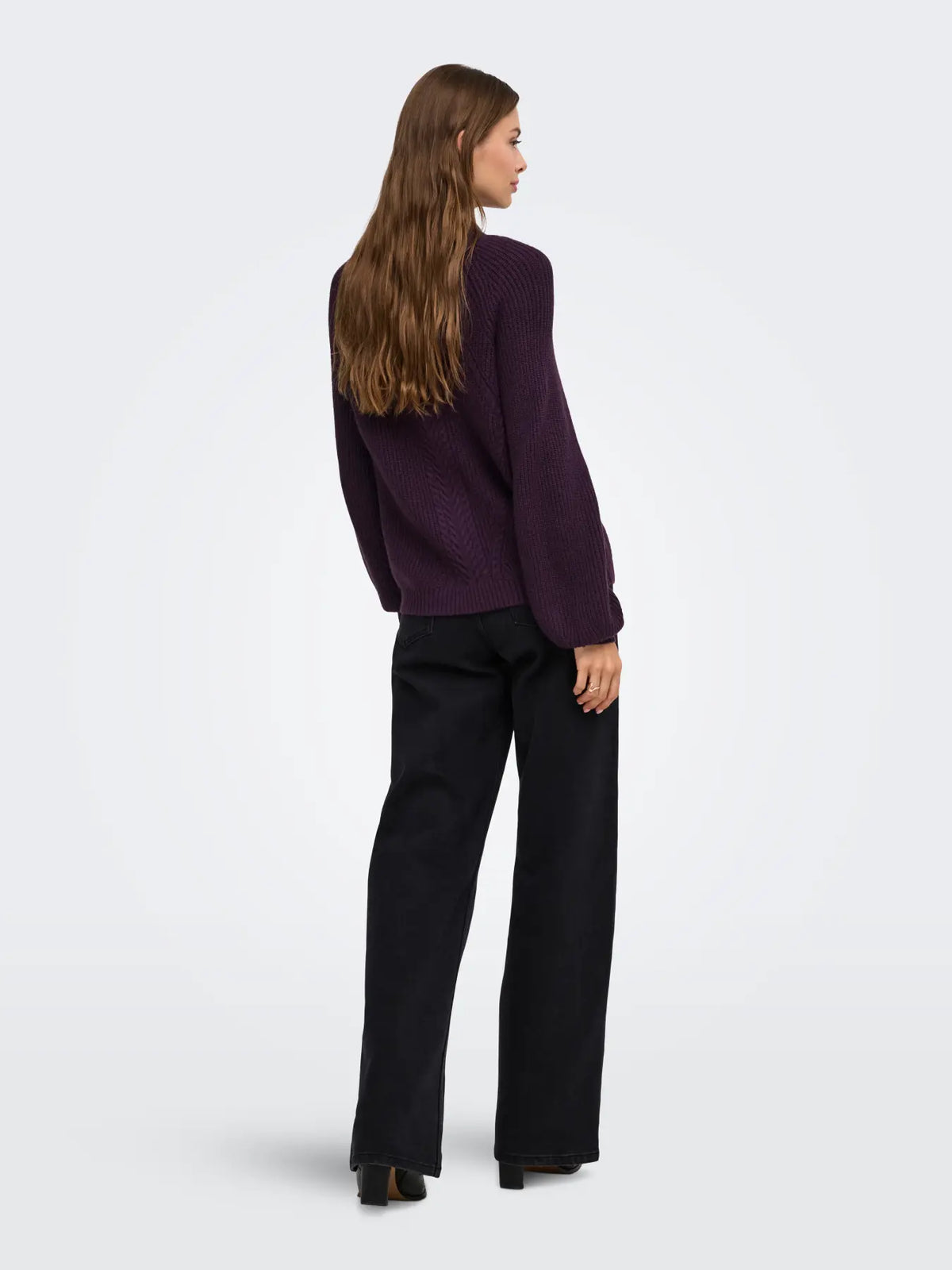 Only maglia KATIA 15324678 NOOS Plum Perfect