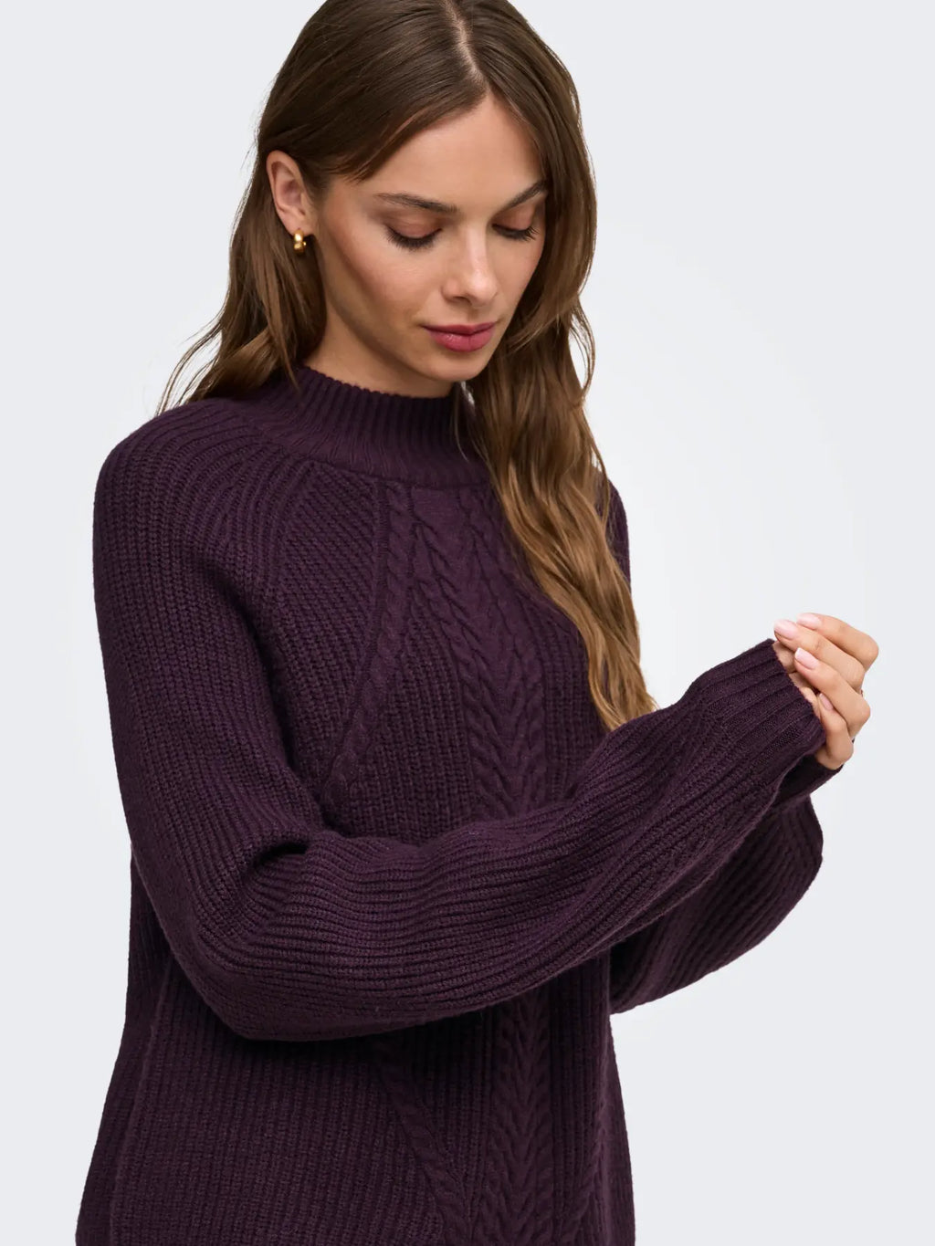 Only maglia KATIA 15324678 NOOS Plum Perfect