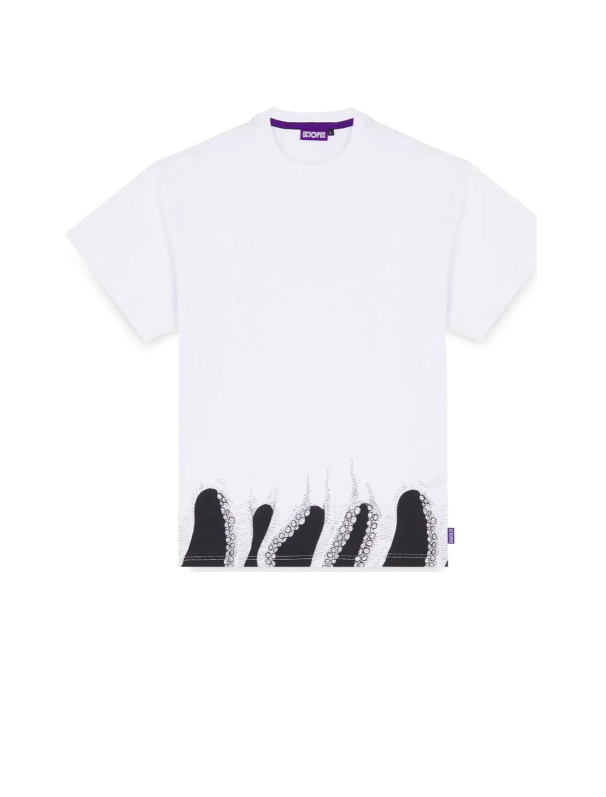 Octopus uomo t-shirt Lower Tee 25SOTS26 bianco